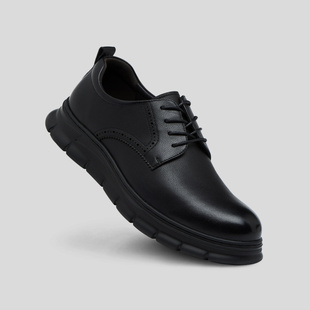 轻量舒适回弹真皮男鞋 良计FINE PLAN运动风跨界设计牛皮商务皮鞋