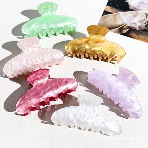 2025抓夹后脑勺夹高级感新款果冻