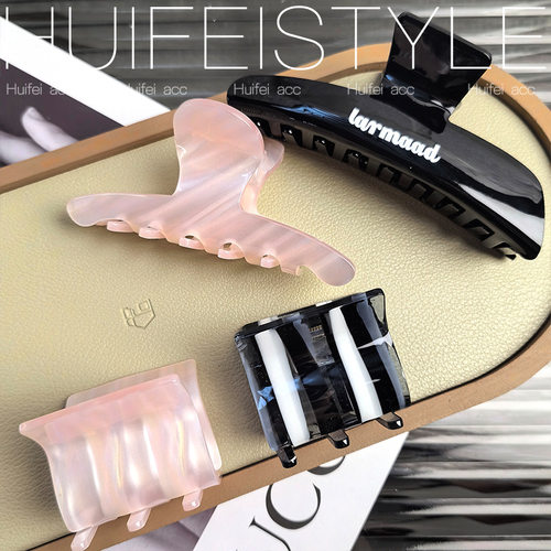 甜酷风高级质感黑色系夹高档显