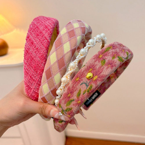 粉色发箍女款头箍发卡女2024新款