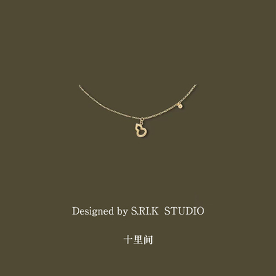 十里间葫芦项链百搭锁骨链