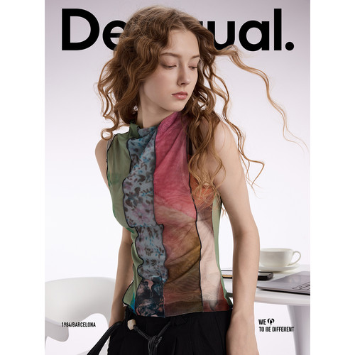 desigual西班牙彩色印花设计