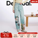 牛仔裤 Desigual26春夏新品 多色城市印花女式