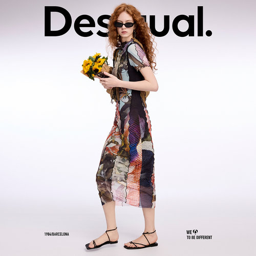 desigual西班牙彩色印花设计