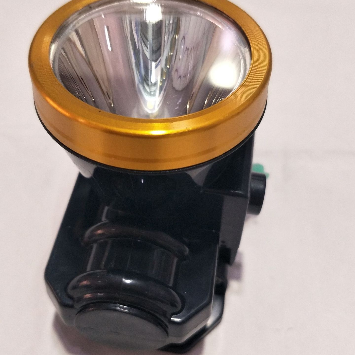 led强光锂电池头灯自行车户外充电式矿灯防水头戴式手电筒