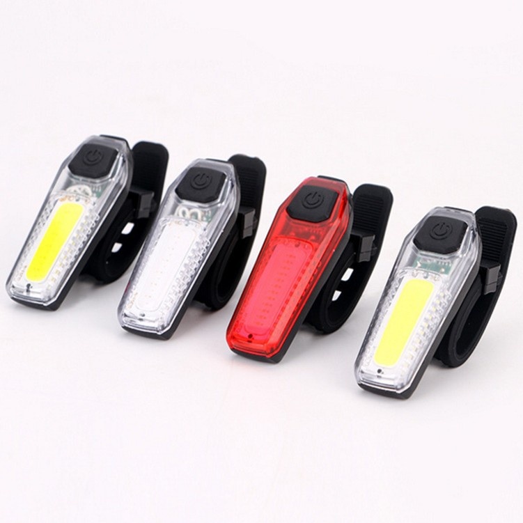 山地自行车骑行尾灯USB充电夜骑警示灯前首后灯单车装备