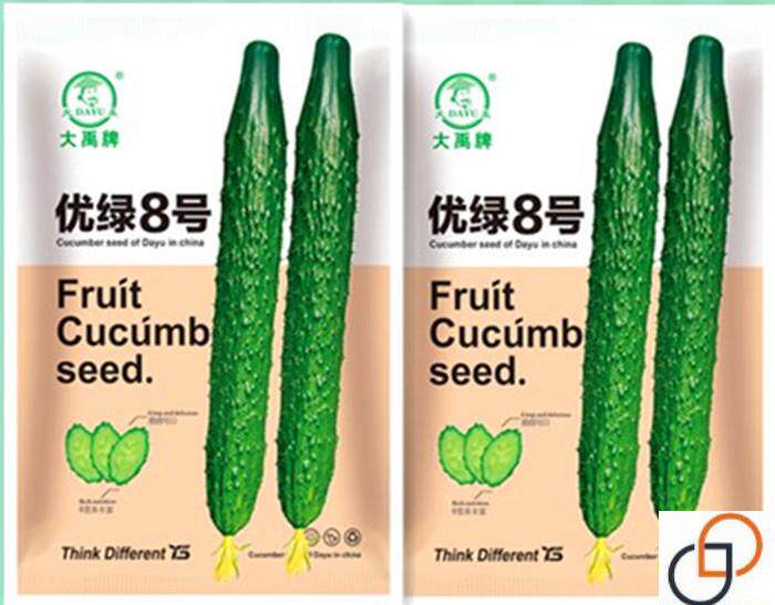 黄瓜种子强雌耐热水黄瓜种籽青瓜油亮绿瓤短把高产优绿8号杂交种