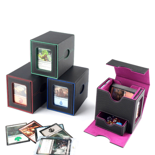 游戏王卡盒宝可梦PTCG牌哪咤收纳可带极手感卡套三国杀伤害指示物