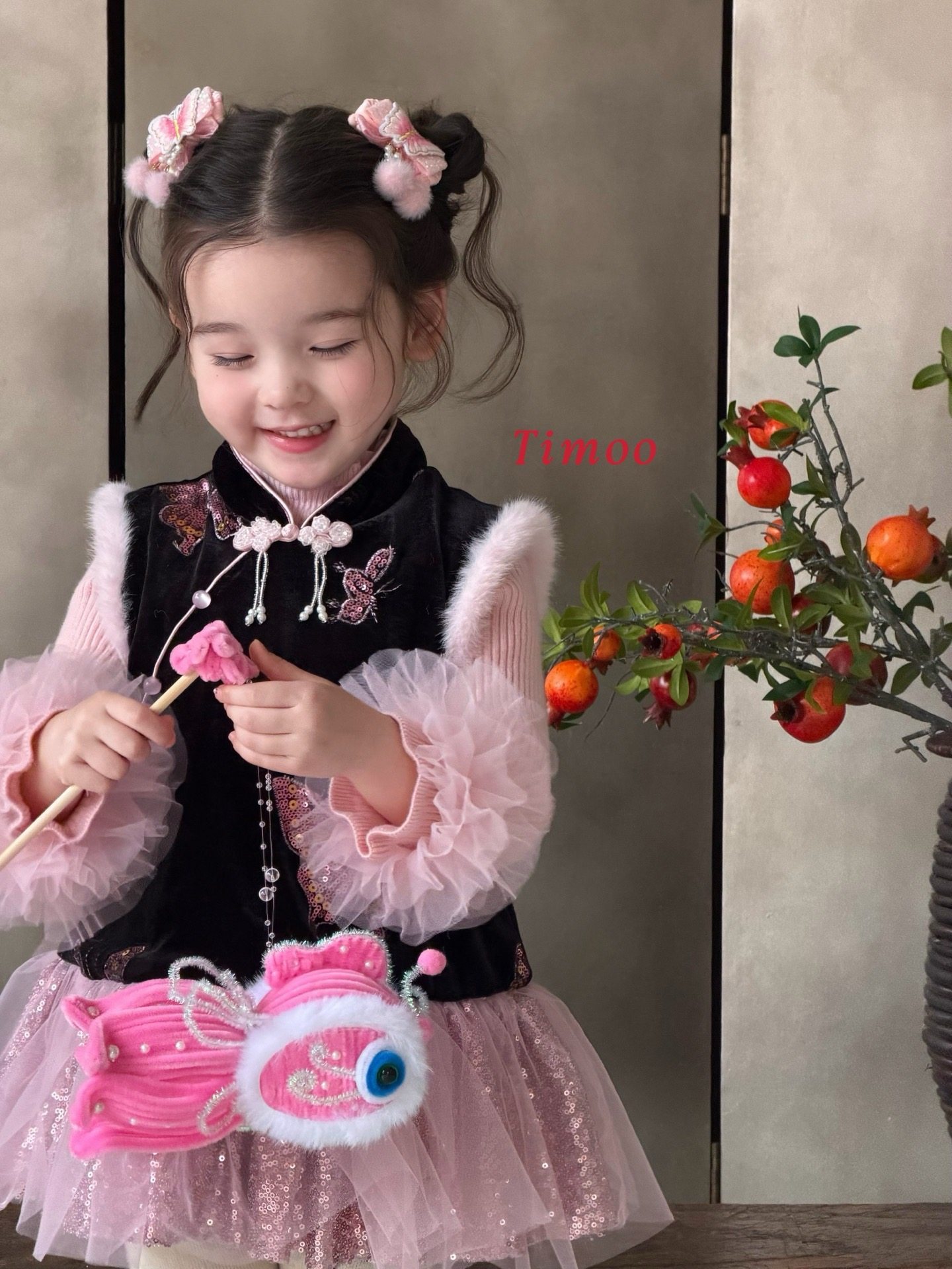 女童2026冬季中国风亮片背心冬季新款儿童古风改良新年拜年服旗袍,童装/婴儿装/亲子装,儿童礼服,淘宝优惠券,粉丝福利购,淘宝优惠卷