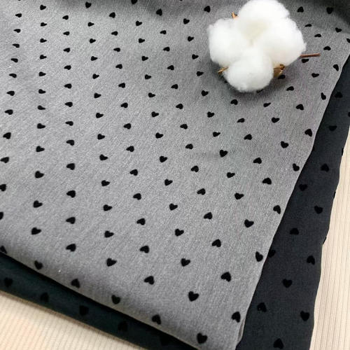 植绒爱心蝴蝶结头饰服装diy面料