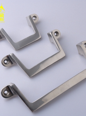 LS211不锈钢承重弓形拉手机箱柜门把手工业机械设备把手橱柜拉手