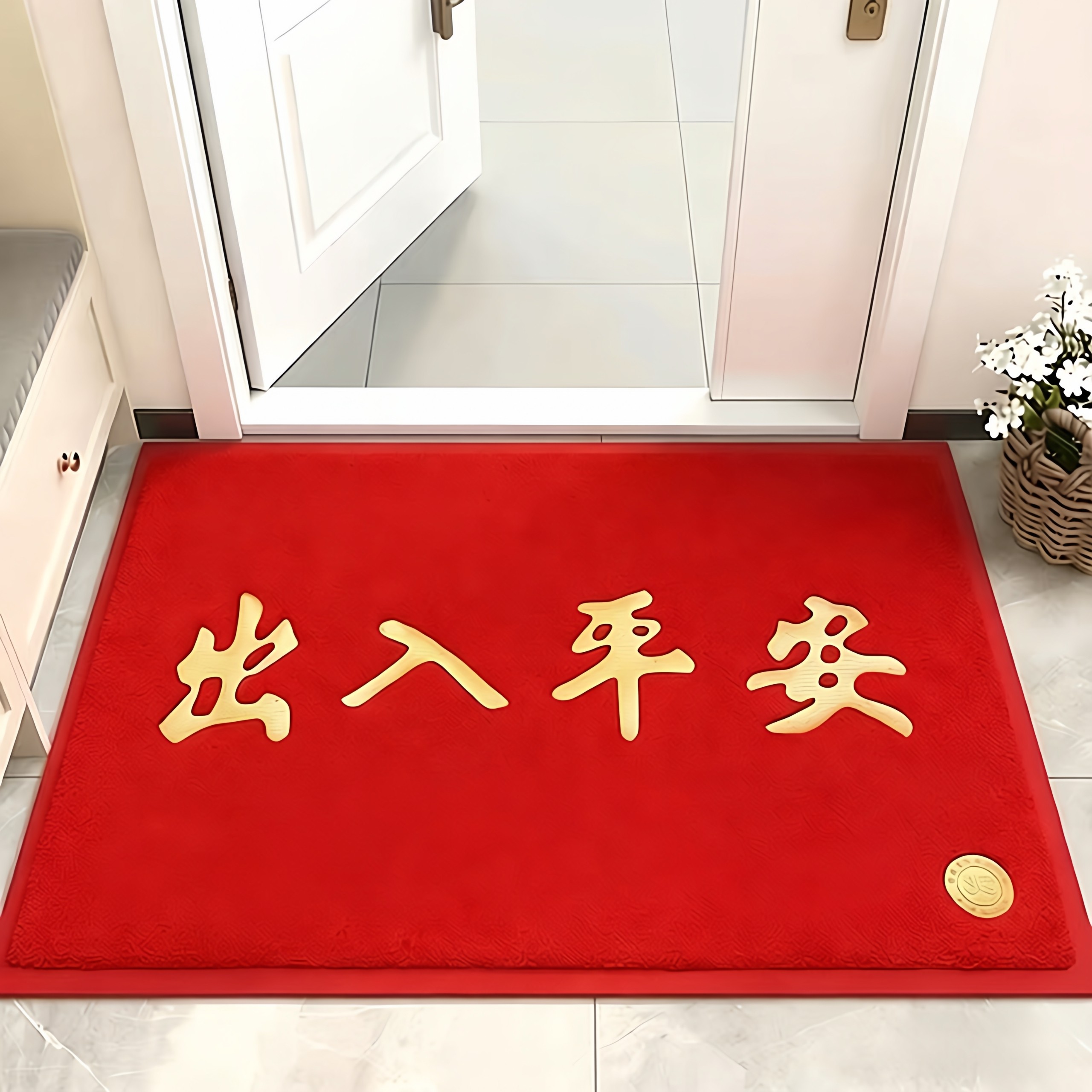 出入平安家用脚垫进门地垫丝圈门垫地毯入户门大门口欢迎光临定制,居家布艺,家用脚垫,淘宝优惠券,粉丝福利购,淘宝优惠卷