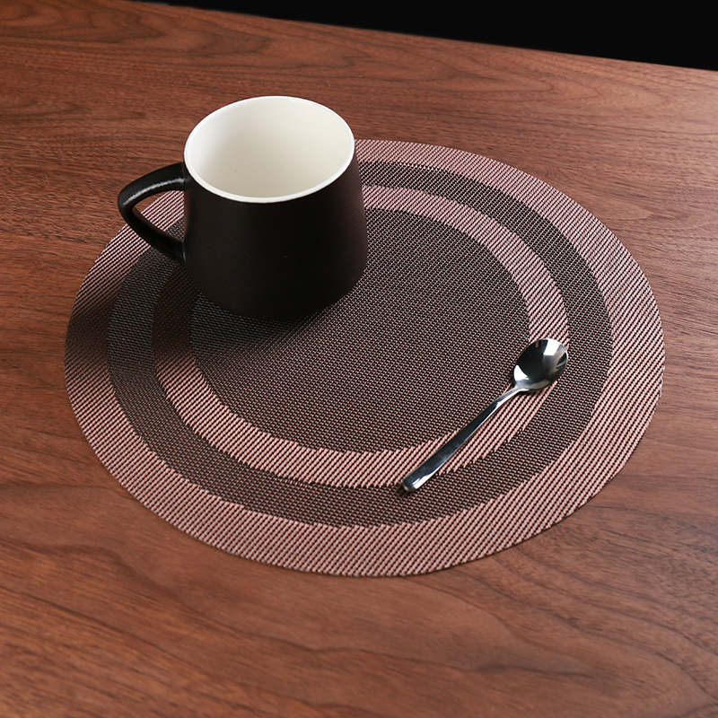 圆形餐垫防水防油隔热垫防滑北欧