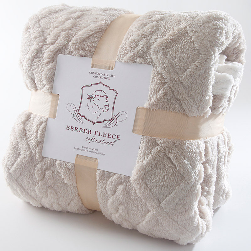 冬天加厚保暖羊羔绒毛毯双层塔芙绒珊瑚绒双人单人盖毯空调房毯子