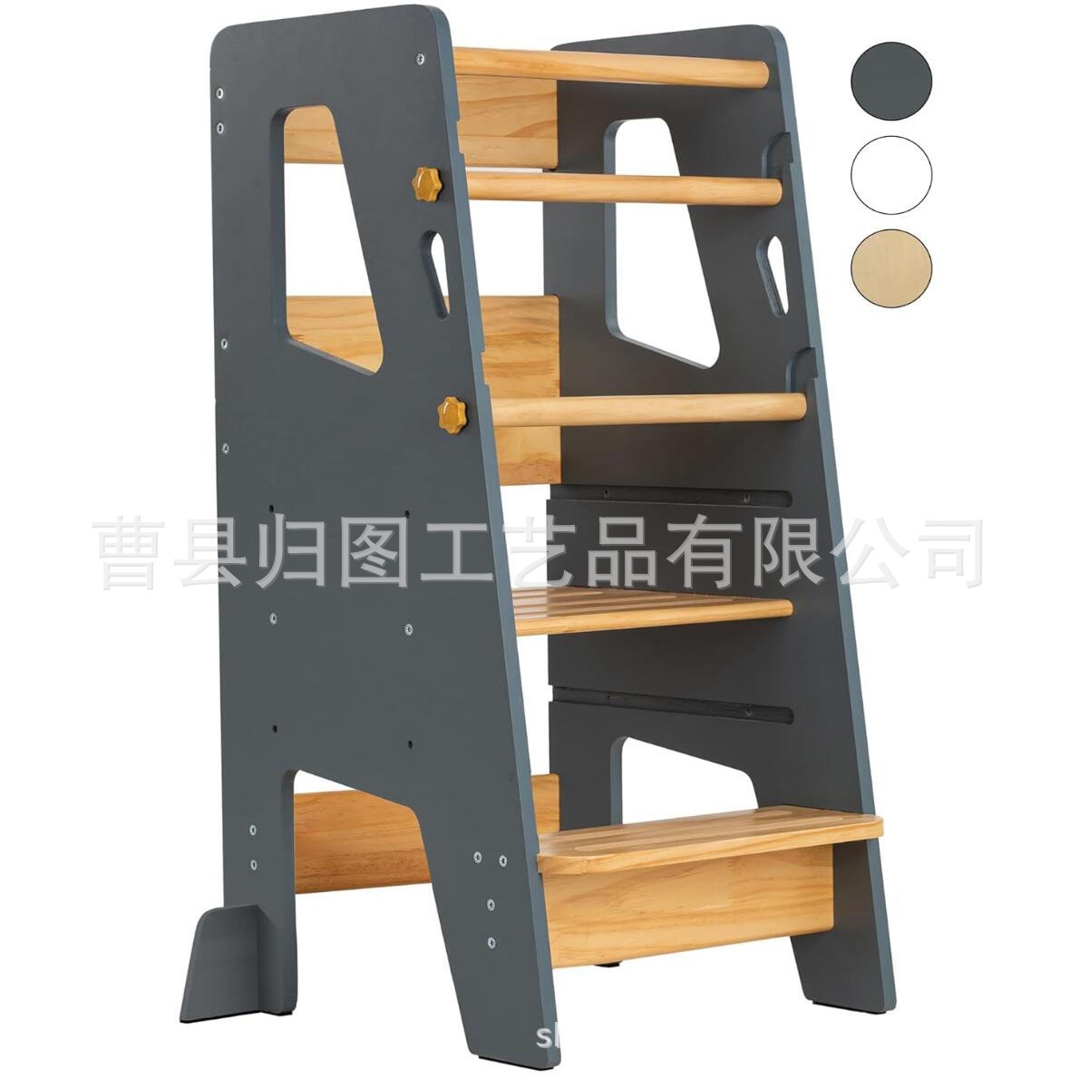 宝宝蒙氏学习塔实木洗手梯儿童洗漱凳幼儿台阶凳子learning tower