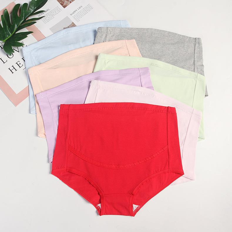 Large size breathable high waisted underwear with