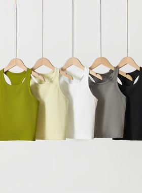 Yoga clothes, vests, female characters, sports, tight