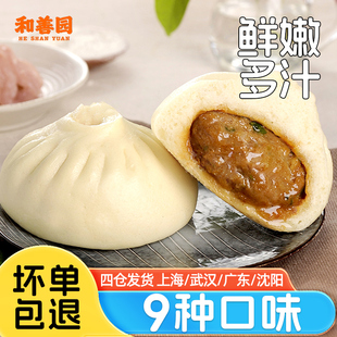 和善园鲜肉大包960g速食包子 肉包豆沙包烧麦旗舰店 早餐速冻包子