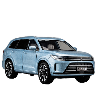问界M7汽车模型仿真合金新能源SUV车模摆件收藏男孩玩具车1:24