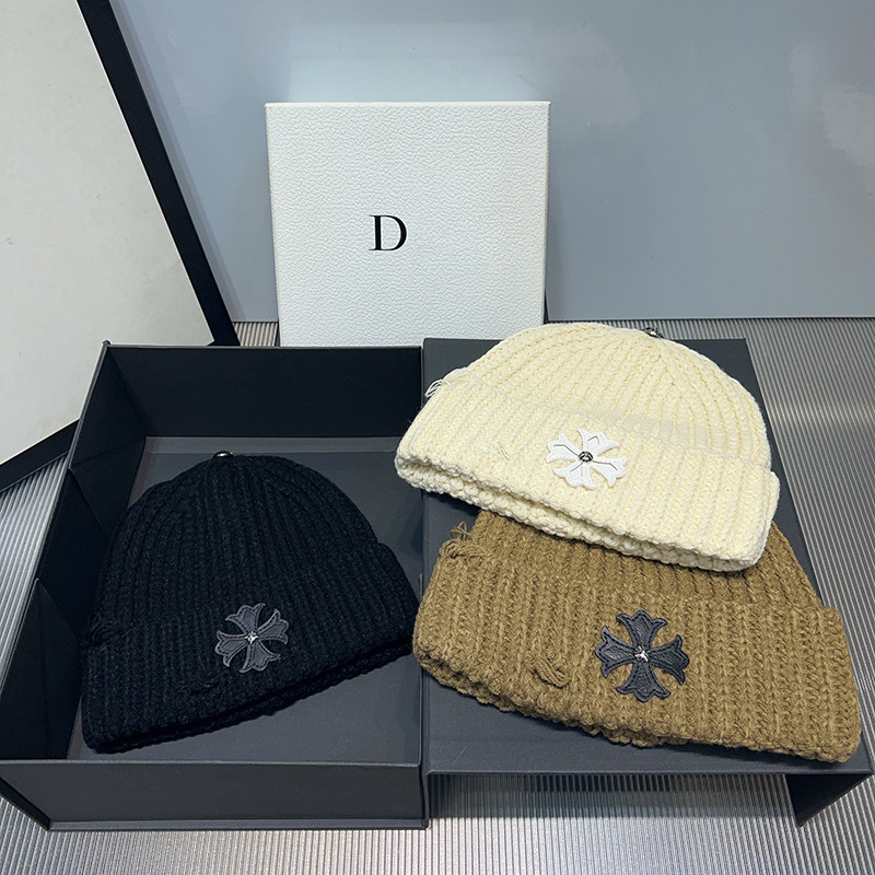 秋冬新款十字架皮标破洞针织帽男女保暖加厚毛线帽护耳包头冷帽子,服饰配件/皮带/帽子/围巾,帽子,淘宝优惠券,粉丝福利购,淘宝优惠卷
