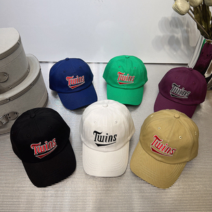 韩国东大门夏季新款潮牌遮阳棒球帽网红字母刺绣显脸小防晒鸭舌帽