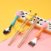 (Pikachu+Smitle Fork Spoon)