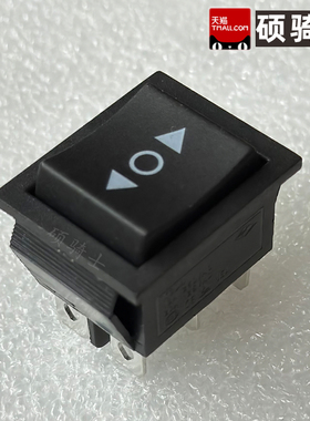 KCD4自复位船型开关3档6脚16A250V自动弹回电源翘板船形开关按钮