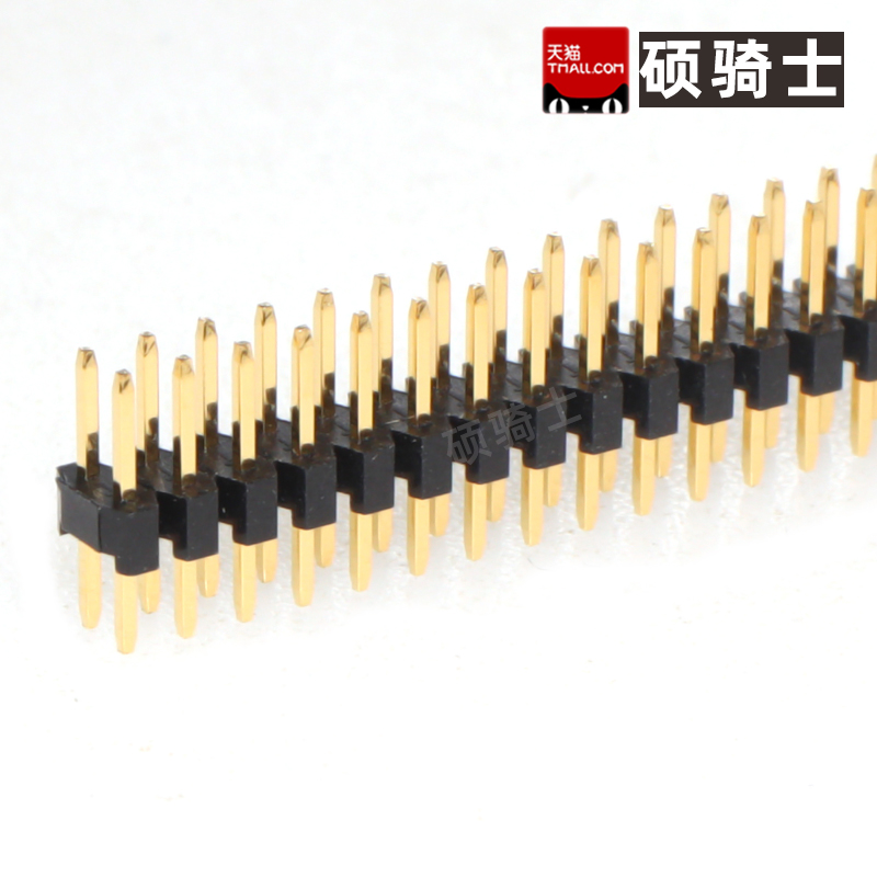 镀金排针2.0mm间距直插针