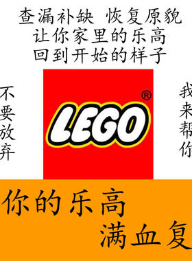 乐高积木修复查漏补缺零件