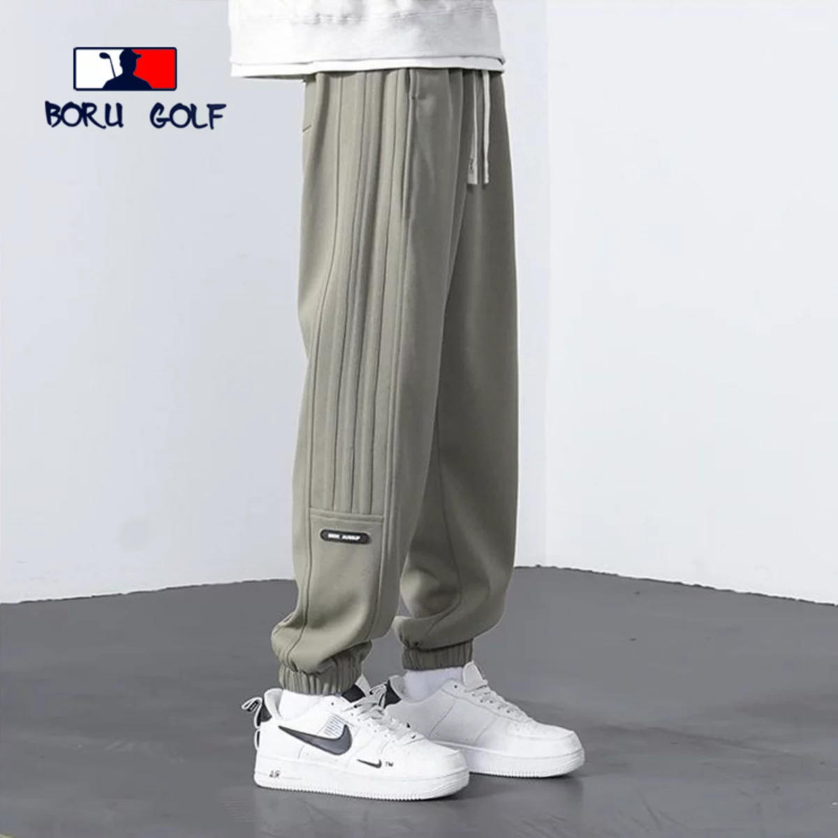 BORUGOLF宽松男士运动休闲裤