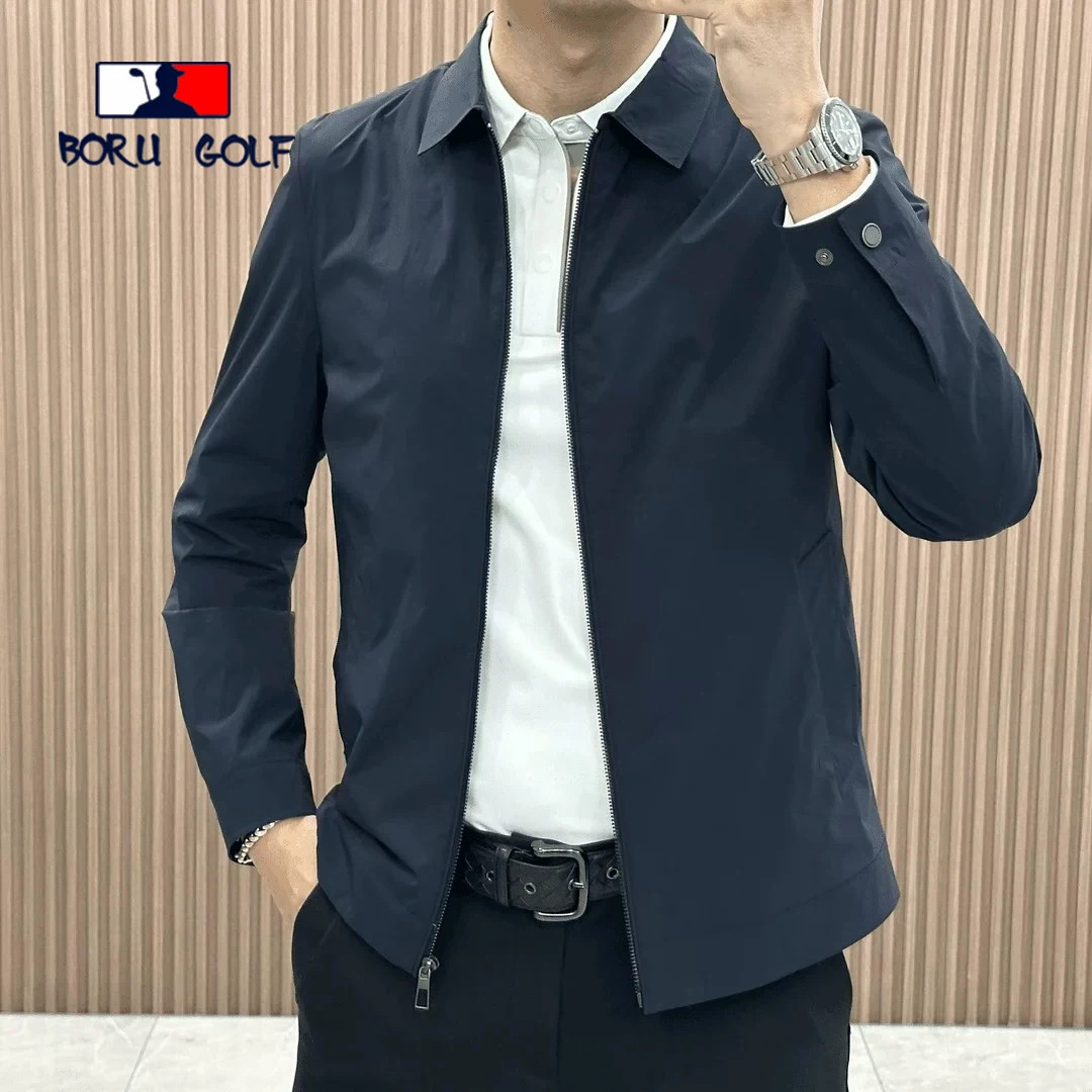BORUGOLF中年商务行政夹克男