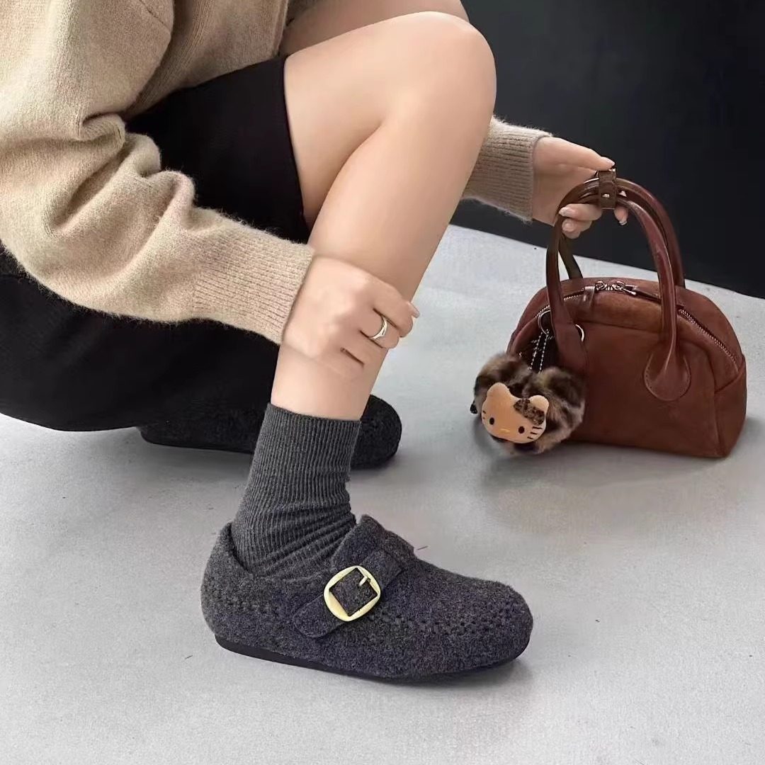 佳人女鞋毛呢勃肯鞋加绒加厚25冬款女鞋保暖增高百搭韩版潮鞋,女鞋,勃肯鞋/软木鞋,淘宝优惠券,粉丝福利购,淘宝优惠卷