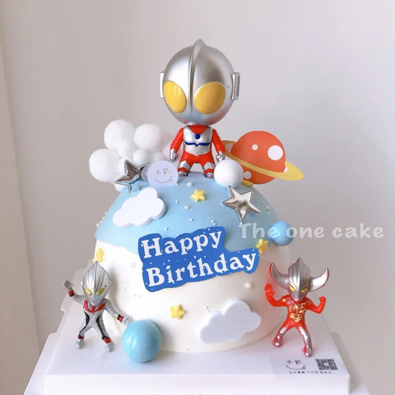 奥特曼小怪兽蛋糕装饰摆件插件