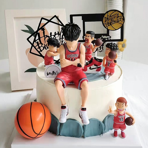 灌篮高手流川枫樱木花道蛋糕装饰