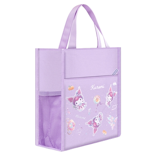 三丽鸥玉桂狗补习袋库洛米手提包女孩小学生手拎学习袋功课带拉链手提袋课外补习班书包轻便课外班补课包女童