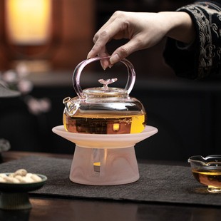蕴华堂琉璃温茶炉烤茶炉焙茶炉茶叶提香器蜡烛加热温茶器熏香炉