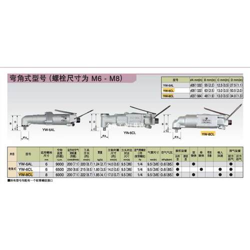 横田弯角扳手yokotaYW-6