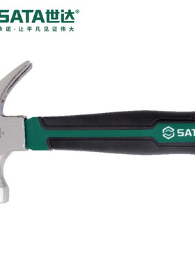 Sata/世达五金工具敲击玻璃纤维短柄羊角锤0.5磅92309锤子