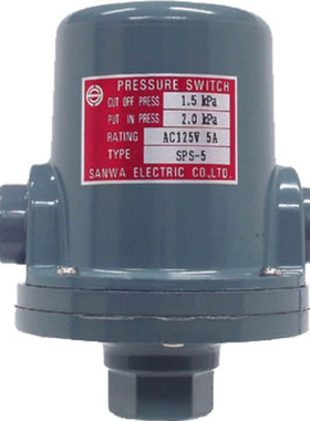 三和SANWA微压开关SPS-18-PM/SPS-18SEF3/SPS-5K/SPS-15