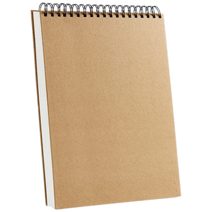 A3素描本硬壳线圈速写本加厚160g美术生专用手绘本幼儿园绘画a3纸小学生硬皮竖翻画本空白图画本子大号画册