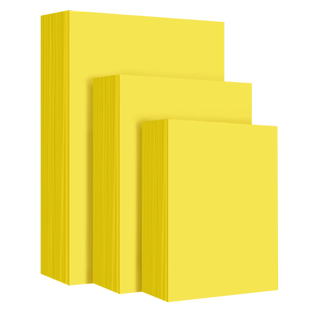 A4打印纸柠檬黄彩纸复印纸80g多功能加厚超市促销批发单空白纸A3黄色70克金黄色广告纸A5桔黄抄写经文黄纸