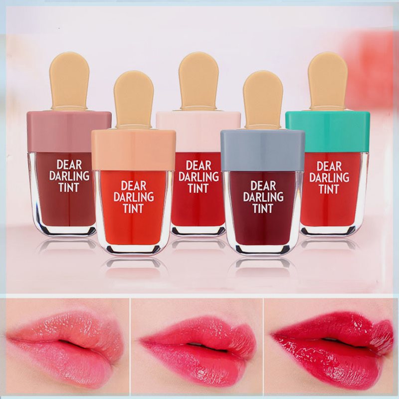 5 Colors Ice Cream Lip Tint Long-Lasting Liquid Batom Matte