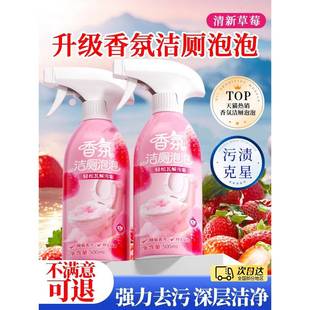 洗厕所清洁剂强力去污去黄卫生间马桶清洁剂香氛洁厕泡泡强力除垢