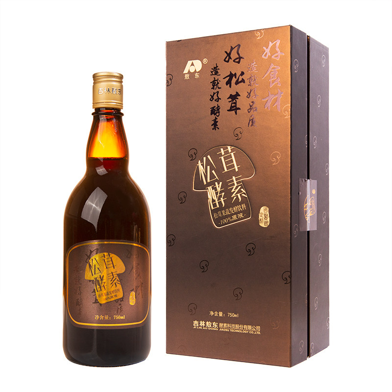 敖东大高松茸酵素原液 微生物果蔬水果酵素 750ml养生热销原液正