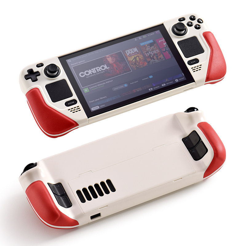 红印Steam Deck游戏机保护壳带支架主机全套配件收纳包保护套一体壳硅胶防摔抗震全包掌机壳steam deck保护套怎么看?