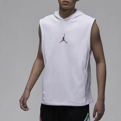 Nike/耐克官方正品JORDAN新款男士休闲连帽无袖卫衣HF6591-100