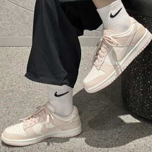 女樱花粉DD1503 NIKE 102 板鞋 Pearl经典 耐克dunk鞋 粉色Orange