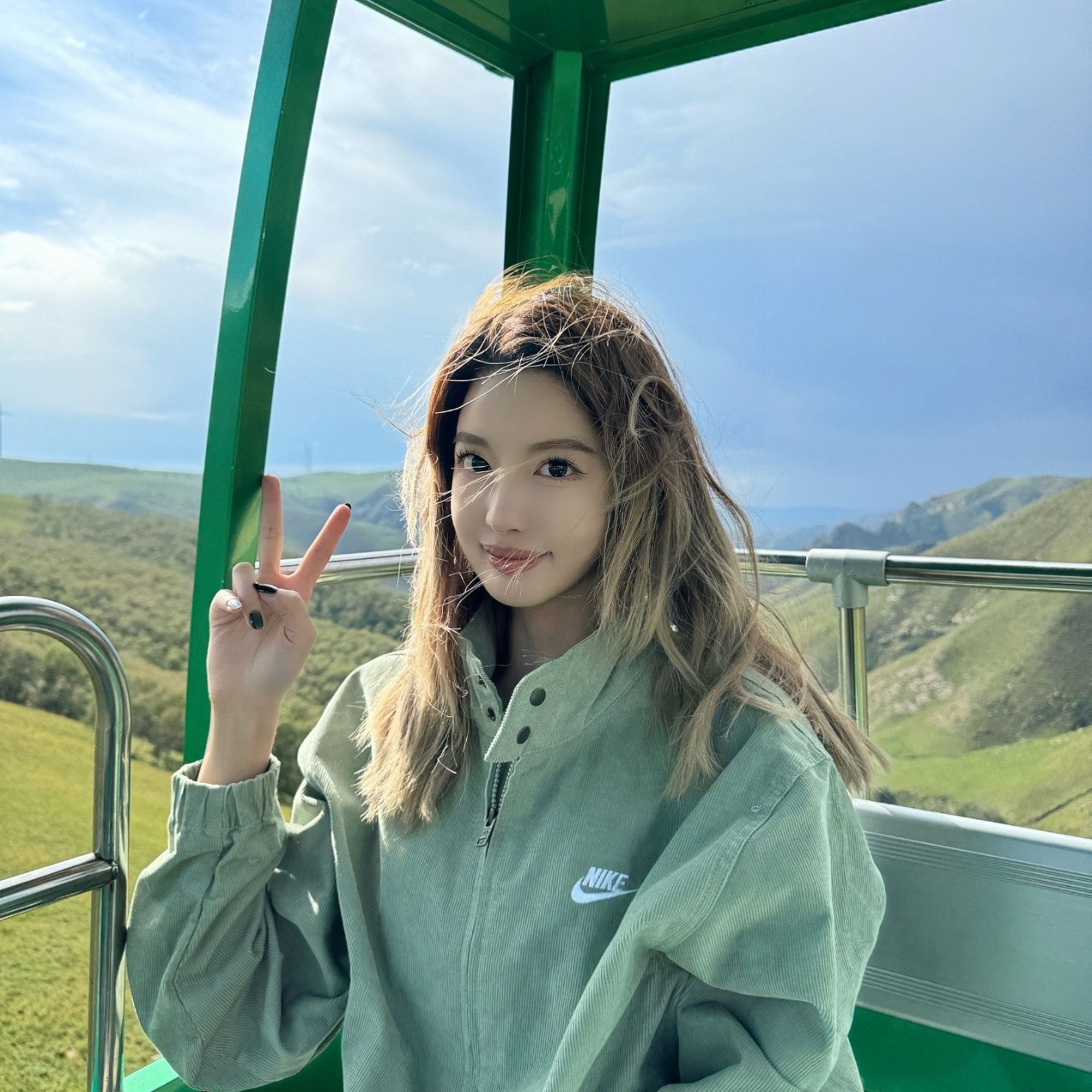 NIKE/耐克欧若风复古灯芯绒立领夹克运动休闲外套FZ0632-370