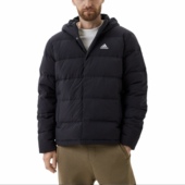 Adidas 连帽保暖运动休闲羽绒服JX1808 阿迪达斯正品