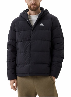 Adidas/阿迪达斯正品连帽保暖运动休闲羽绒服JX1808